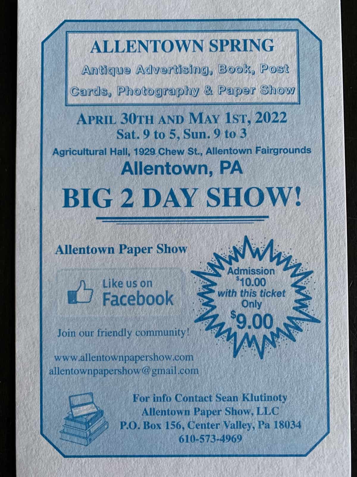 Allentown Paper Show